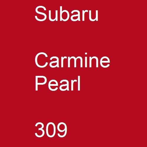 Subaru, Carmine Pearl, 309.